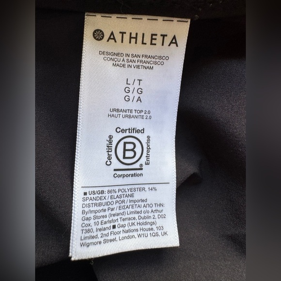 Women’s Athleta Urbanite Featherweight Stretch Button Down Collared Spring Top - Picture 8 of 10